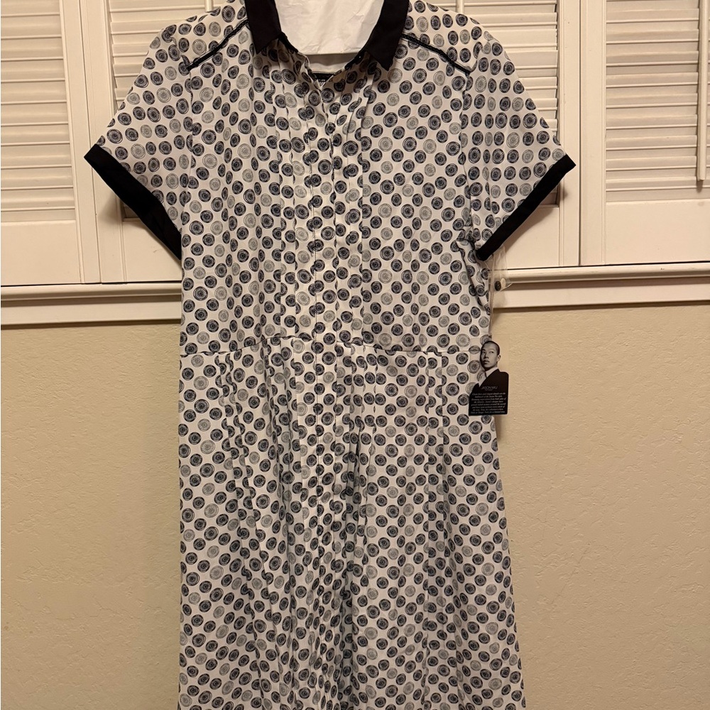 Jason Wu Monochrome Circle Pattern Dress